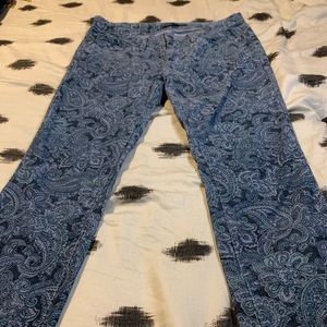 Prana Paisley Corduroy  Pants (Joplin Pant)